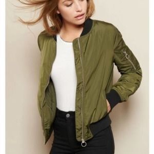 Garage Green Bomber Jacket